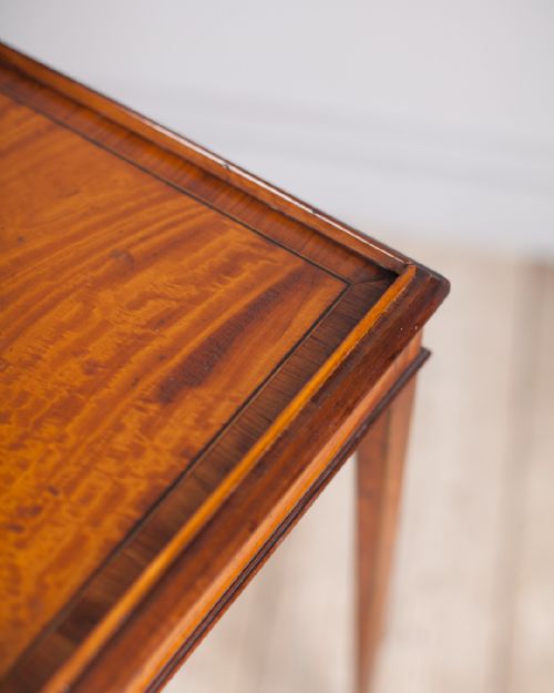 EDWARDIAN SATINWOOD URN STAND - ADDITIONAL PHOTO 4
