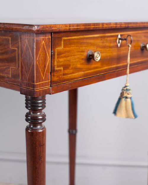 REGENCY MAHOGANY WORK TABLE - ADDITIONAL PHOTO 2