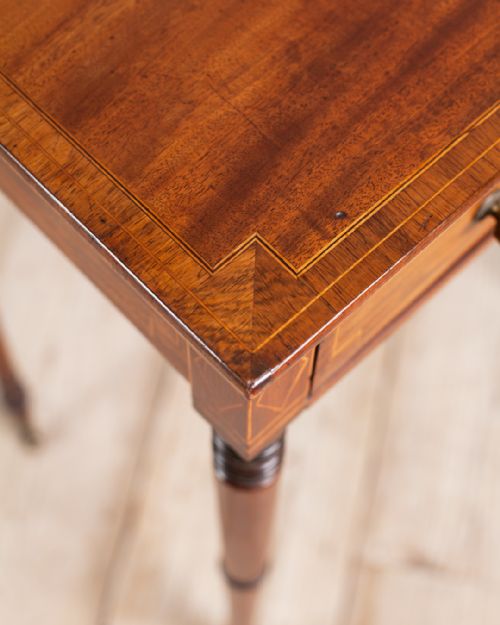 REGENCY MAHOGANY WORK TABLE - ADDITIONAL PHOTO 3