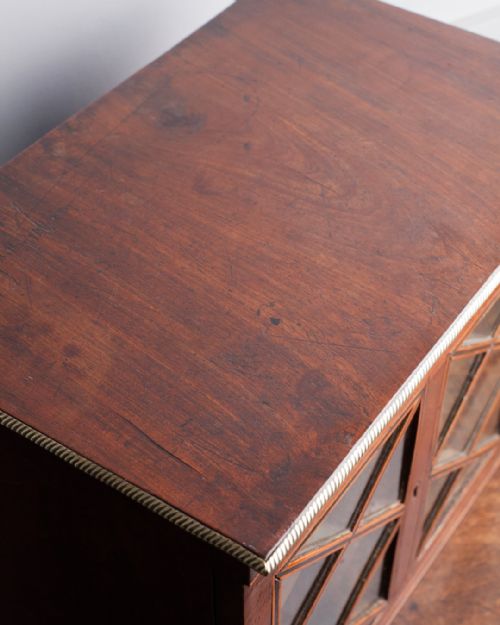 19TH CENTURY MAHOGANY WALL HANGING CABINET - ADDITIONAL PHOTO 5