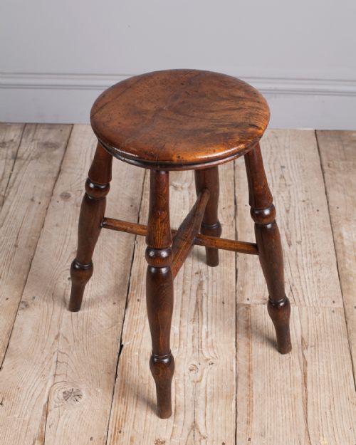 CHARMING 19TH CENTURY STOOL - ADDITIONAL PHOTO 1