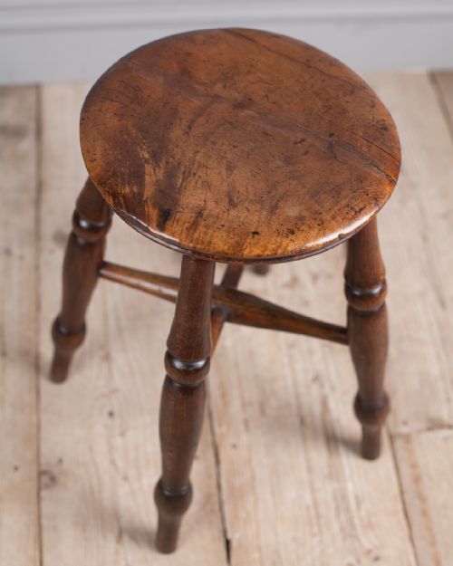 CHARMING 19TH CENTURY STOOL - ADDITIONAL PHOTO 3