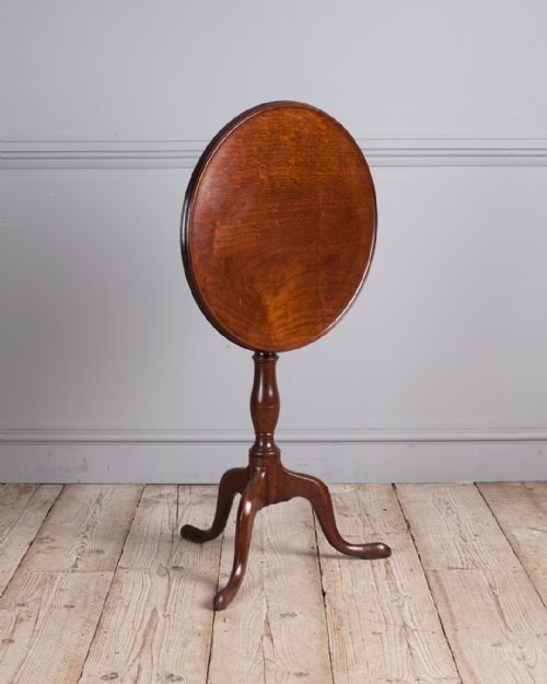 GEORGE III MAHOGANY TRIPOD TABLE - ADDITIONAL PHOTO 1