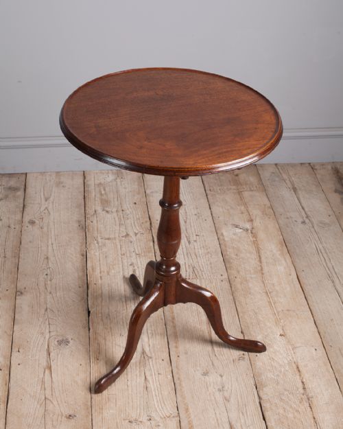 GEORGE III MAHOGANY TRIPOD TABLE - ADDITIONAL PHOTO 2