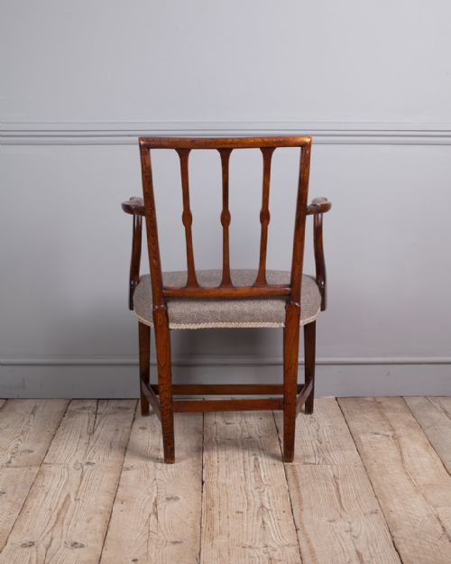 GEORGE III ELM CARVER CHAIR - ADDITIONAL PHOTO 3