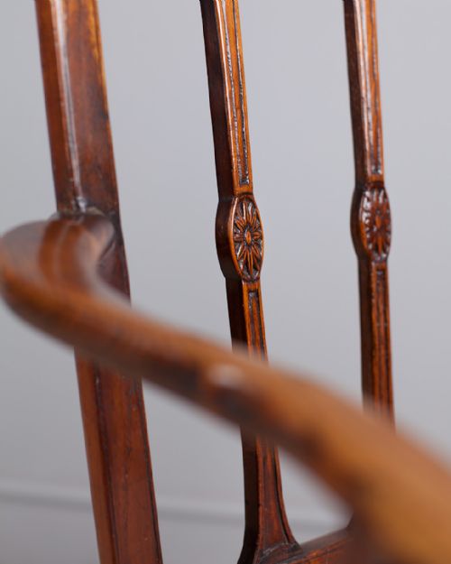 GEORGE III ELM CARVER CHAIR - ADDITIONAL PHOTO 5