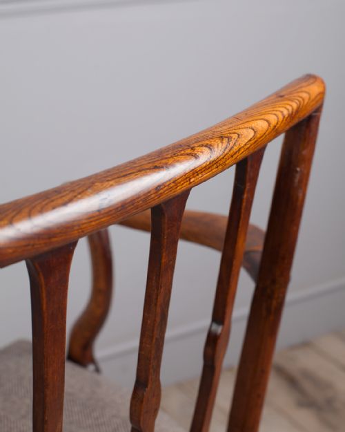 GEORGE III ELM CARVER CHAIR - ADDITIONAL PHOTO 7