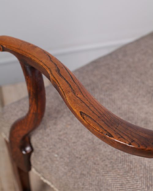 GEORGE III ELM CARVER CHAIR - ADDITIONAL PHOTO 8