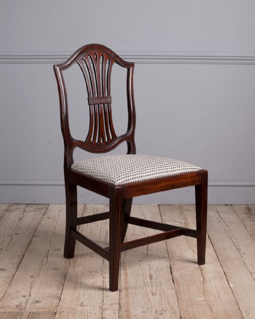 6 FINE QUALITY GEORGIAN MAHOGANY DINING CHAIRS - ADDITIONAL PHOTO 3