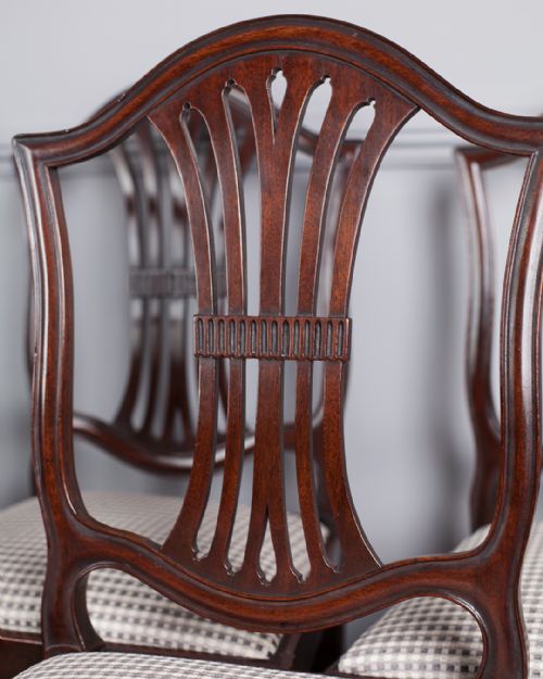 6 FINE QUALITY GEORGIAN MAHOGANY DINING CHAIRS - ADDITIONAL PHOTO 4