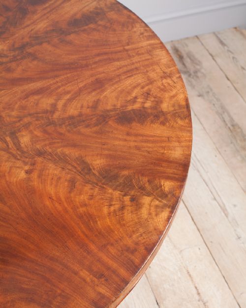 WILLIAM IV FLAME MAHOGANY CENTRE TABLE - ADDITIONAL PHOTO 5