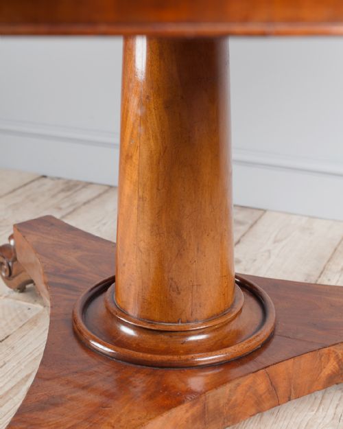 WILLIAM IV FLAME MAHOGANY CENTRE TABLE - ADDITIONAL PHOTO 6