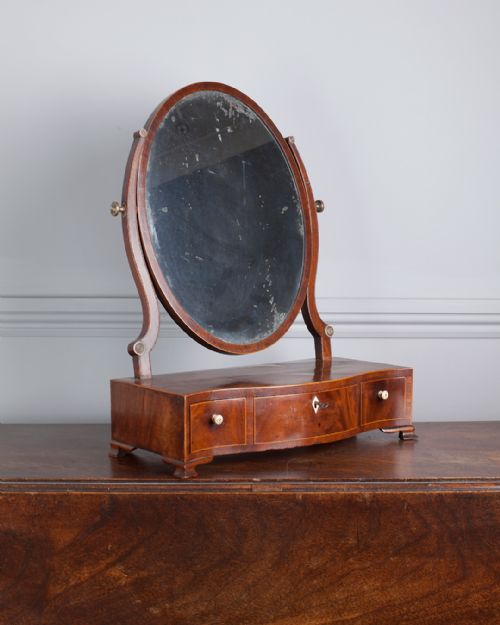ANTIQUE TOILET MIRROR - ADDITIONAL PHOTO 1