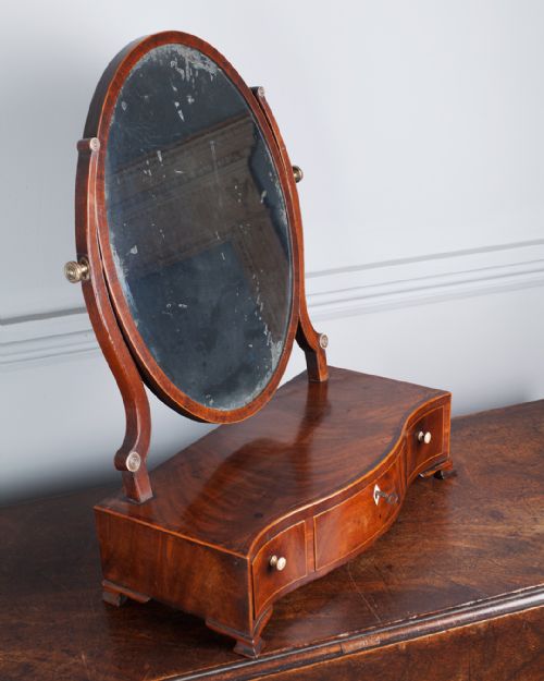 ANTIQUE TOILET MIRROR - ADDITIONAL PHOTO 2
