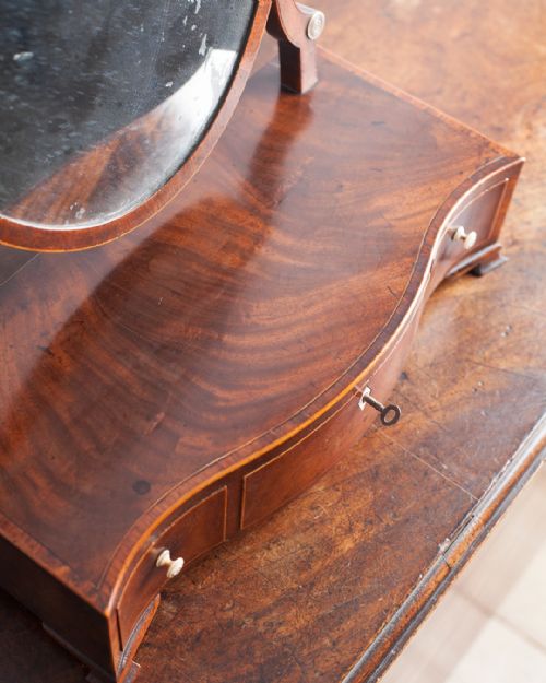 ANTIQUE TOILET MIRROR - ADDITIONAL PHOTO 4
