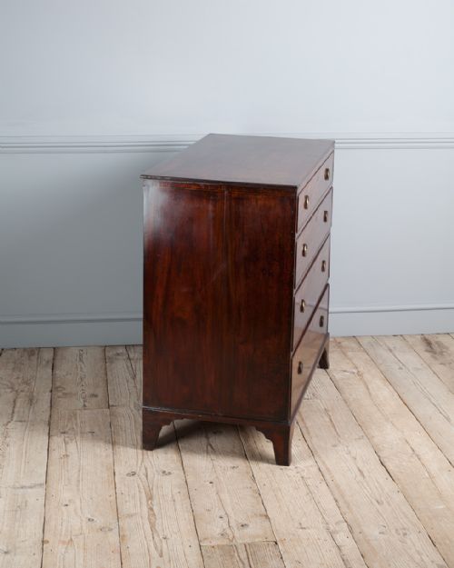 REGENCY MAHOGANY CHEST OF DRAWERS - ADDITIONAL PHOTO 3