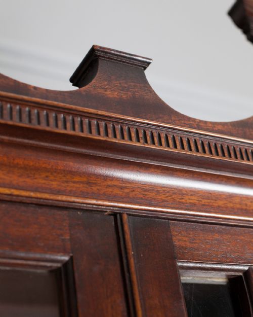 GEORGIAN MAHOGANY BOOKCASE CABINET - ADDITIONAL PHOTO 7
