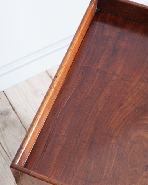 GEORGIAN MAHOGANY TRAY TOP COMMODE - ADDITIONAL PHOTO 10