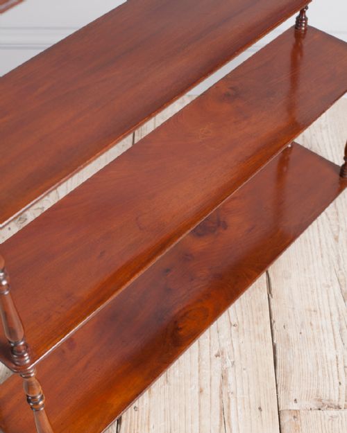 SET OF 19TH CENTURY MAHOGANY WALL SHELVES - ADDITIONAL PHOTO 2