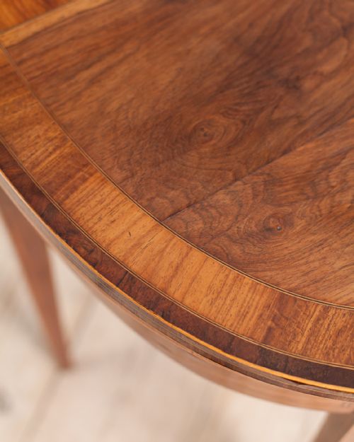GEORGIAN 'D' SHAPED TEA TABLE - ADDITIONAL PHOTO 4
