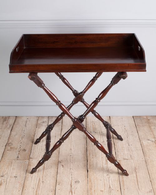 GEORGE III MAHOGANY BUTLERS TRAY - ADDITIONAL PHOTO 4