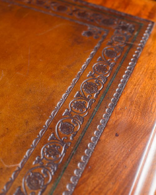 LARGE GOOD QUALITY 19TH CENTURY PARTNERS DESK - ADDITIONAL PHOTO 6