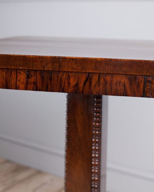 19TH CENTURY ROSEWOOD PEDESTAL LAMP TABLE - ADDITIONAL PHOTO 6