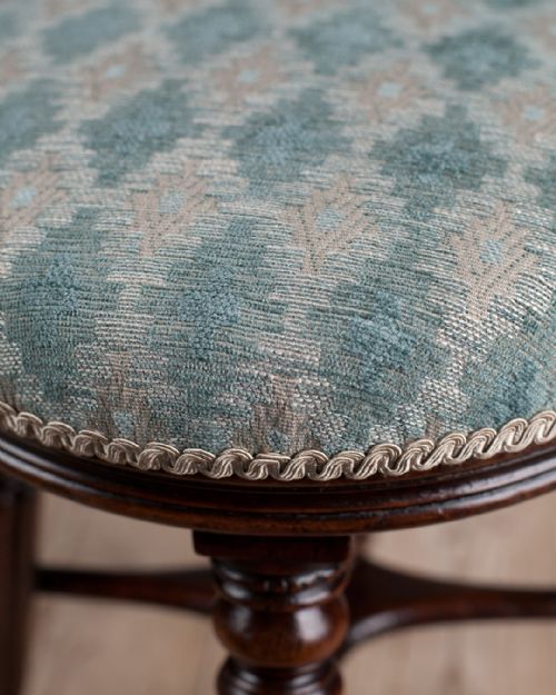 REGENCY MAHOGANY PIANO STOOL - ADDITIONAL PHOTO 6