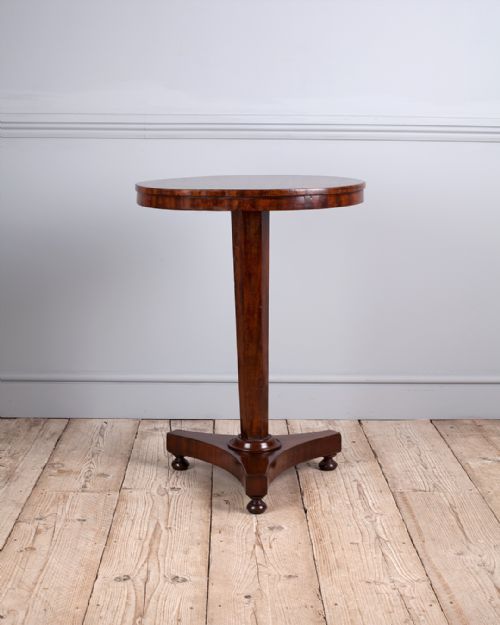 19th century mahogany lamp table - CATEGORY: ANTIQUE TABLES - DATED 19TH CENTURY
