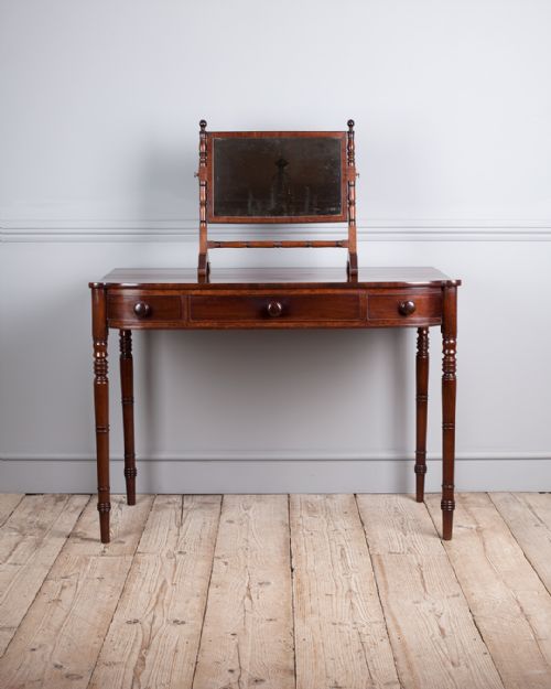 late regency mahogany dressing table - CATEGORY: ANTIQUE DRESSING TABLES - DATED 19TH CENTURY