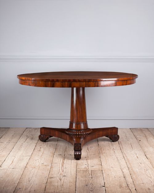 LATE REGENCY ROSEWOOD BREAKFAST TABLE - ADDITIONAL PHOTO 1