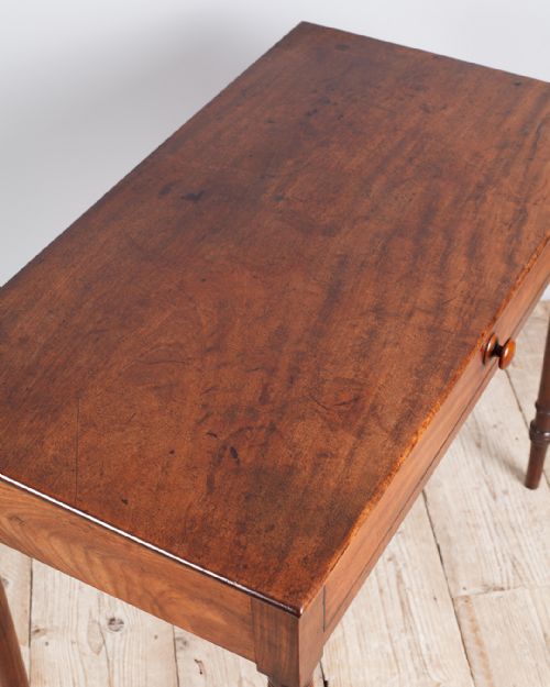 EARLY 19TH CENTURY MAHOGANY SIDE TABLE - ADDITIONAL PHOTO 4