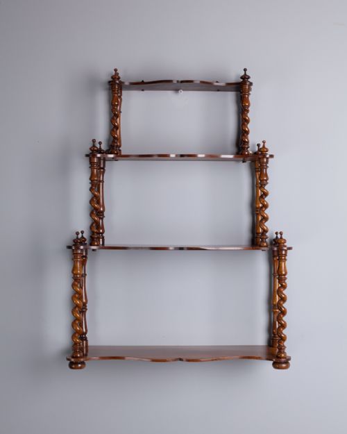 19TH CENTURY ROSEWOOD WALL SHELVES - ADDITIONAL PHOTO 2