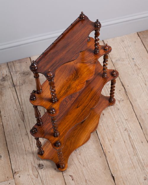 19TH CENTURY ROSEWOOD WALL SHELVES - ADDITIONAL PHOTO 3