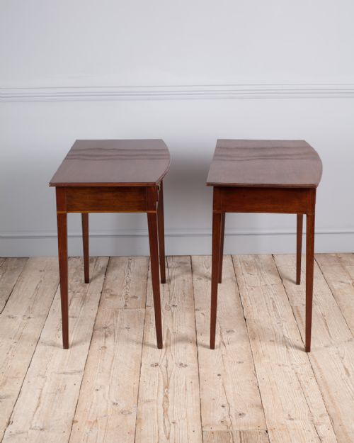 PAIR OF GEORGIAN MAHOGANY SIDE TABLES - ADDITIONAL PHOTO 2