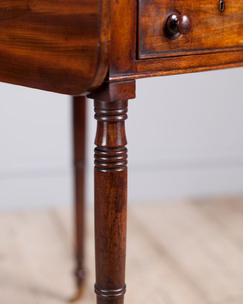 REGENCY MAHOGANY WORK TABLE - ADDITIONAL PHOTO 2