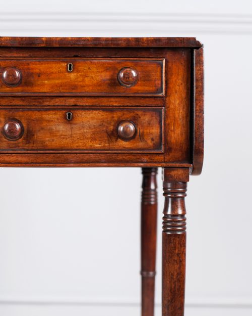 REGENCY MAHOGANY WORK TABLE - ADDITIONAL PHOTO 8