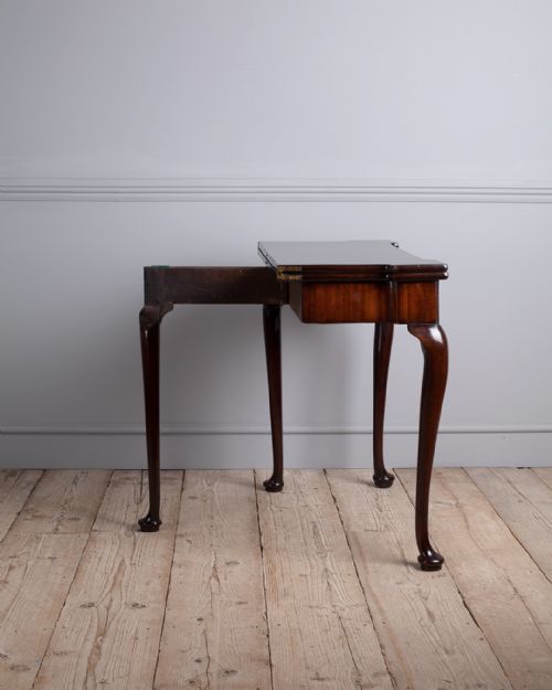 GEORGE III MAHOGANY TEA TABLE - ADDITIONAL PHOTO 2