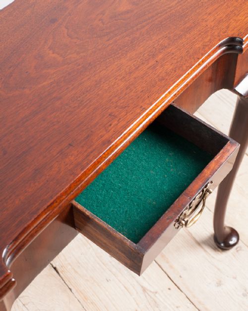 GEORGE III MAHOGANY TEA TABLE - ADDITIONAL PHOTO 5