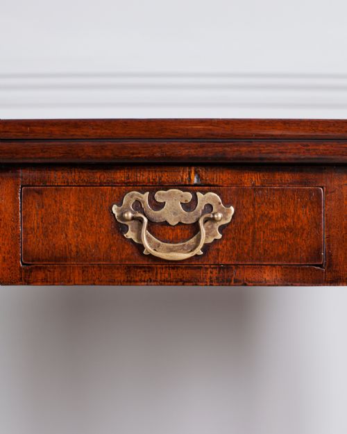 GEORGE III MAHOGANY TEA TABLE - ADDITIONAL PHOTO 8