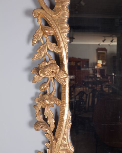18TH CENTURY ROCOCO PERIOD GILTWOOD MIRROR - ADDITIONAL PHOTO 2