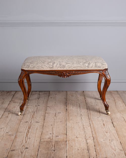 19TH CENTURY ROSEWOOD STOOL - ADDITIONAL PHOTO 1