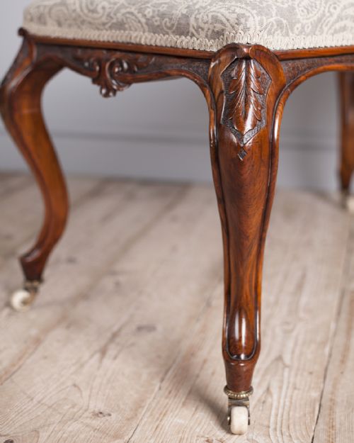 19TH CENTURY ROSEWOOD STOOL - ADDITIONAL PHOTO 3
