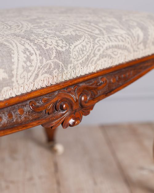 19TH CENTURY ROSEWOOD STOOL - ADDITIONAL PHOTO 7