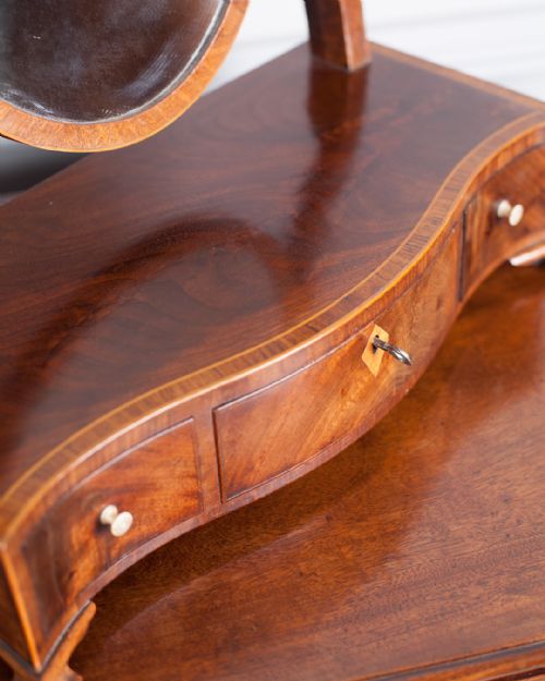 GEORGIAN MAHOGANY TOILET MIRROR - ADDITIONAL PHOTO 3
