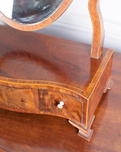GEORGIAN MAHOGANY TOILET MIRROR - ADDITIONAL PHOTO 6