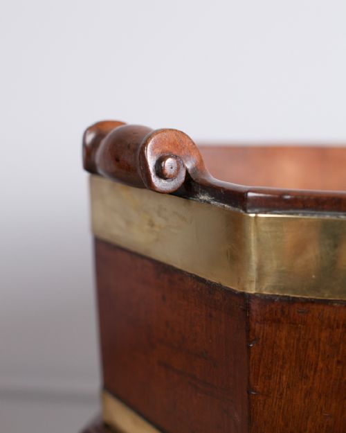 GEORGE III MAHOGANY WINE COOLER - ADDITIONAL PHOTO 5