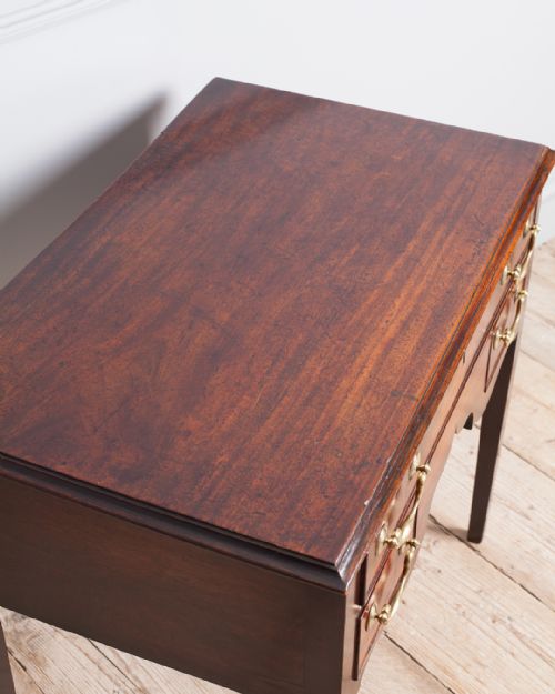 LOVELY QUALITY GEORGE III MAHOGANY LOWBOY - ADDITIONAL PHOTO 5
