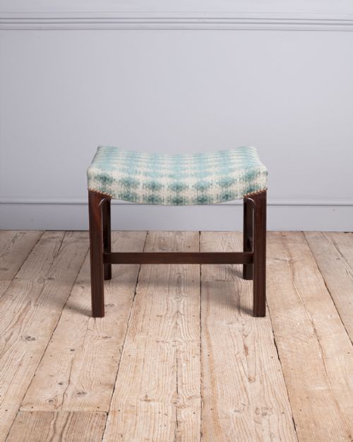 GEORGE III MAHOGANY STOOL - ADDITIONAL PHOTO 1