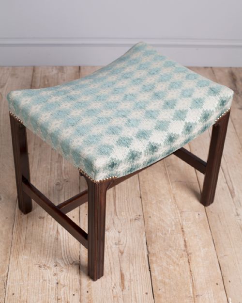 GEORGE III MAHOGANY STOOL - ADDITIONAL PHOTO 2